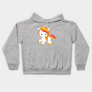 Thanksgiving Unicorn, Cute Unicorn, Magic Unicorn Kids Hoodie